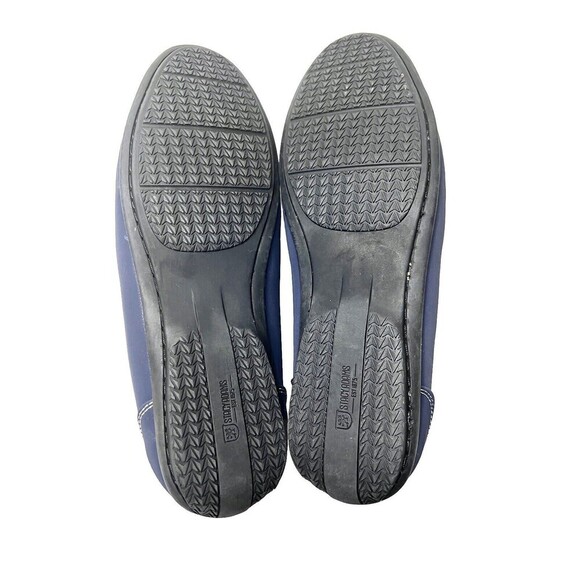 Stacy Adams Men's 10M Navy Moc Toe Bit Slip-on Driving Style Medallion Loafers - Picture 6 of 7